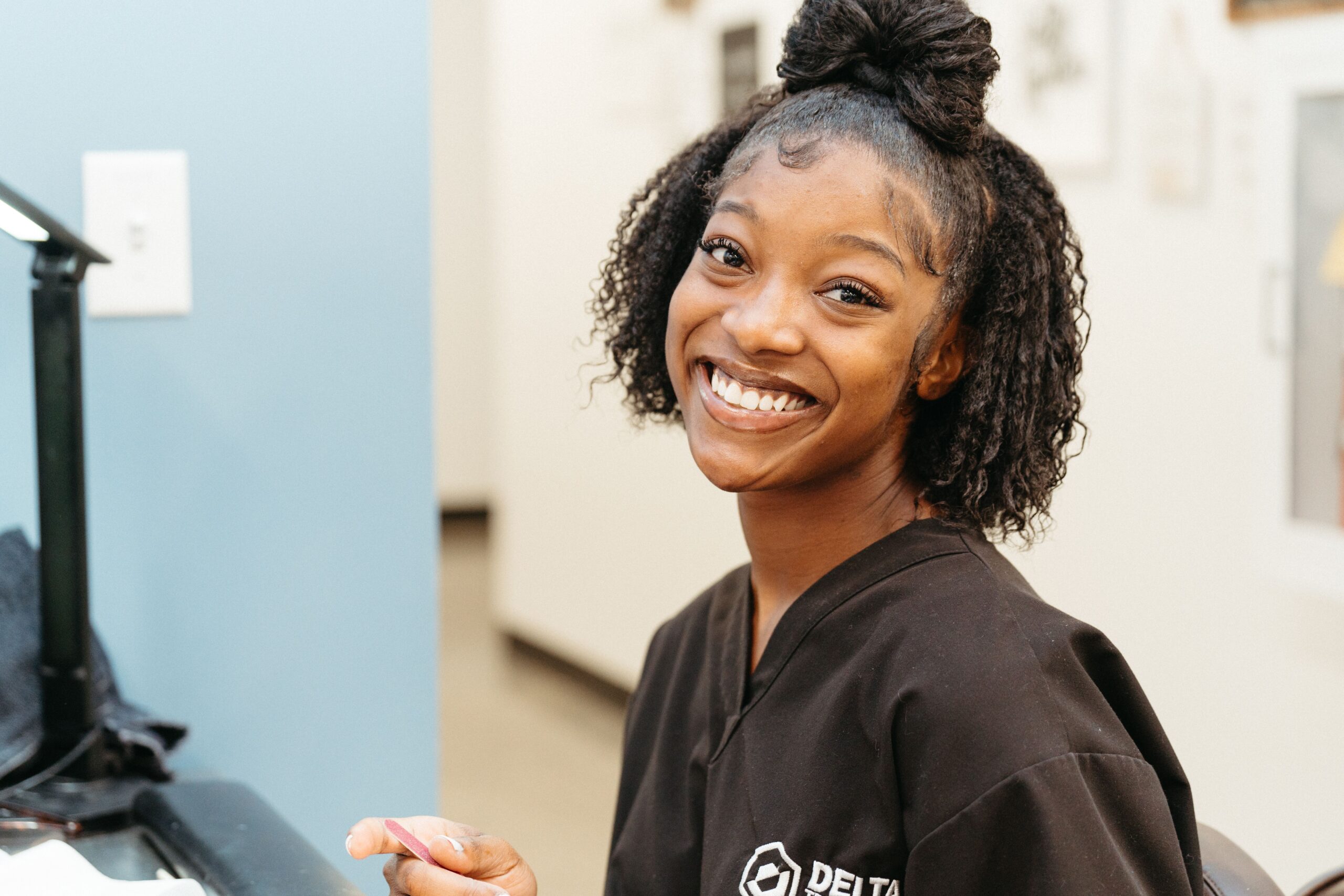 Delta Technical College Student Smiling